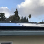 Home in Contra Costa County with clean solar panels on the roof
