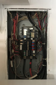 Site survey photo of main electrical panel